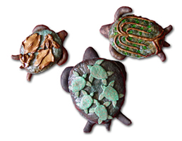 Turtle fabric sculpture)